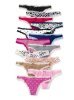 Cotton Thongs with lace Trim