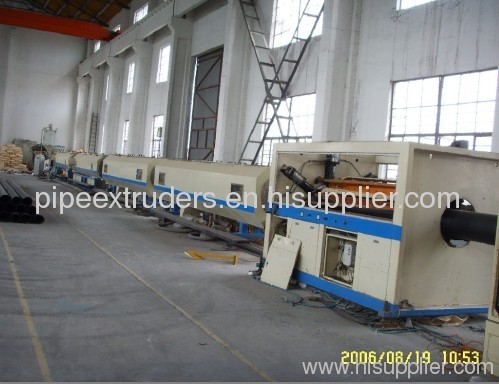 HDPE large pipe production line