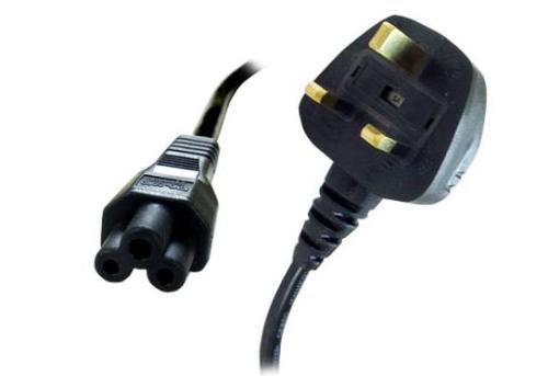 Cord set for UK BS 1363/A plug fused molded - Supplier of UK cords with C5