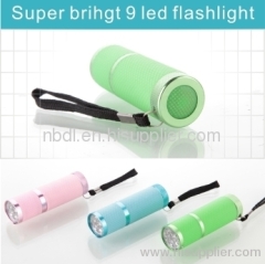 Super brihgt 9 led flashlight