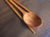 bamboo spoon and fork