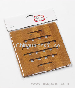 Wooden Pan Mat With Square Shape