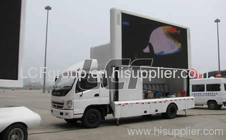 Mobile Truck full color LED lease display screen