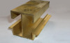 Brass decorative profiles extruded into different shapes and lengths,dimension range of 5mm to 180mm