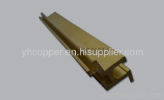 brass copper window or door rail