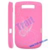 Frosted 3D Carving Butterfly Hard Case Cover for BlackBerry Torch 9800 (Pink)