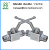 hydraulic 2way domestic standard 315bar high pressure globe stop ball valve