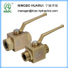 hydraulic system manual type female or male thread ball valves