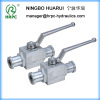 Hydraulics components high pressure SAE ball valve in 420bar high pressure