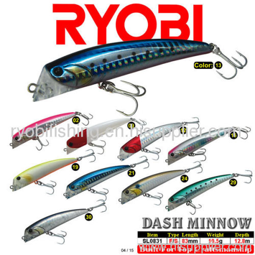 RYOBI HARD FISHING LURES - DASH MINNOW