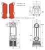 Embedded poles for 12 KV circuit breaker VEP358A