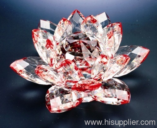 crystal lotus flower