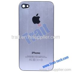 Metal Battery Back Cover Housing for iPhone 4 4G(Sliver)