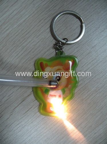 Soft pvc Led keychain