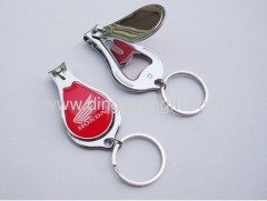 Finger nail clipper , bottle opener