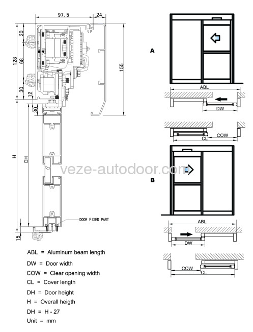 automatic sliding door diagrams manufacturers and suppliers in China