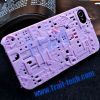 Avant-Garde Series Polycarbonate Structures Hard Case for iPhone 4S/iPhone 4 (Purple)