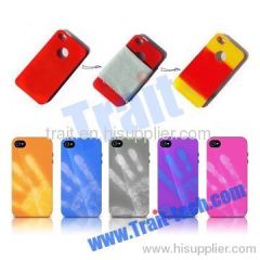 Fantastic Heat Discoloration PC Hard Case for iPhone 4/iPhone 4S