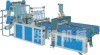 SHXJ-C800 full automatic T-shirt hot sealing cold cutting bag making machine