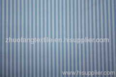 100%Cotton Yarn Dyed Blue Stripe Woven Fabric