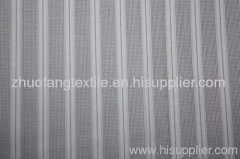 100%Cotton Yarn Dyed Gray Stripe Woven Fabric For Garment