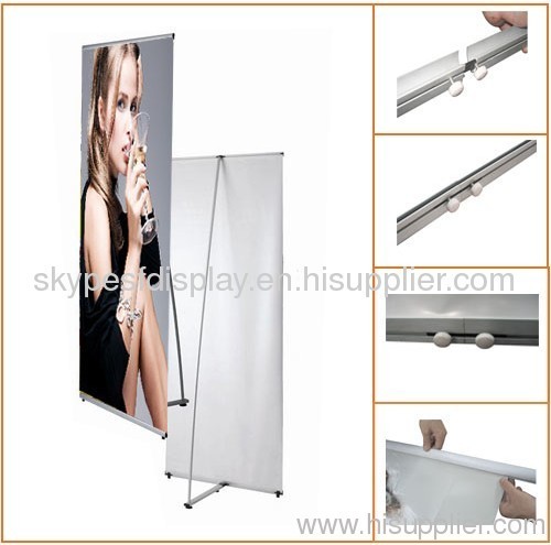 aluminum L banner