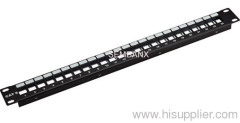 Cat6A 24 port patch panel tmodule type