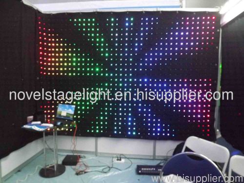 p8 led vision curtain/led star lighting/led backdrape