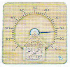 wooden sauna hygrometer