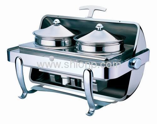 Stainless steel double boiler chafing dish