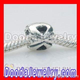 european silver tiffany's silver heart beads wholesale