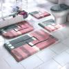 slip resistant acrylic shaggy bathroom mats