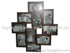 Wooden Photo Frame 10 Opening