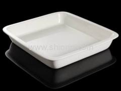 two third ceramic food pan