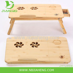 Popular Fold Bamboo Laptop Table Adjustable