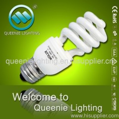 CE,ROHS UL certified half spiral energy saving light bulbs