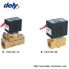 VX 2 way brass water solenoid valve