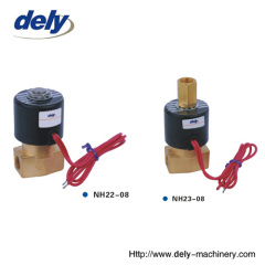 NH 2 way brass water solenoid valve