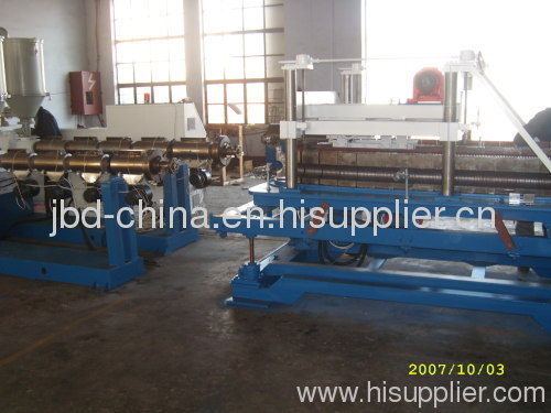PP/PE/HDPE corrugated pipe production line