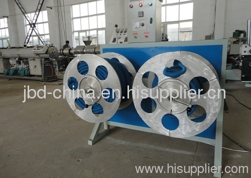 PVC single wall corrugated pipe production line