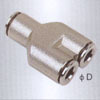 Union Y brass Pneumatic fittings