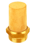 A type brass pneumatic Muffler