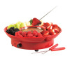 Red Electric Fondue Pot