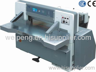 QZK780D program control Paper Cutting Machine (single hydraulic/ double guide)
