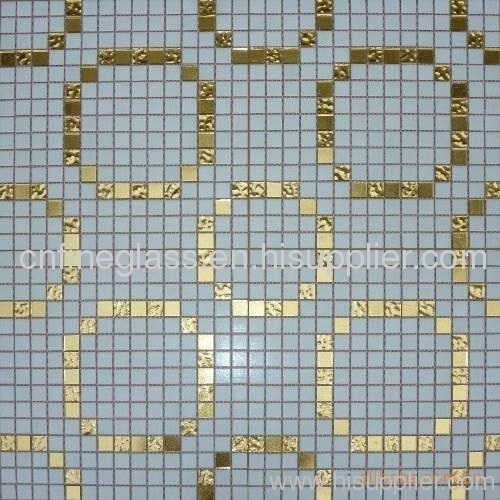 mosaic glass with different pattern