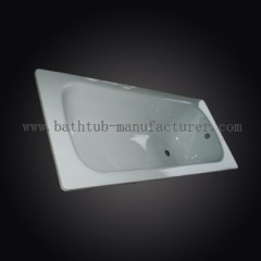 Enamel steel bathtub