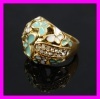 Top selling gold ring with zircon for women 1340098