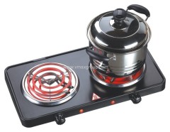 Double Electric Coil Stove