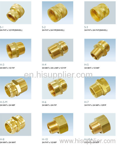 Brass Garden Hose Fittings