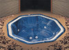 Built-in hot tubs spas